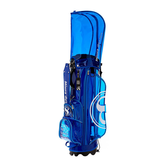 Frank Miura FMG-SK-CB Transparent Stand 6-Way Golf Club Bag Caddy Bag PVC NEW_3