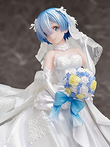 F:NEX Re:Zero Starting Life in Another World REM Wedding Dress 1/7 PVC Figure_4