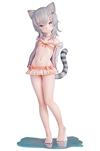 Kemomimi Gakuen Amesho Amyu illustrated by Capriccio 1/7 figure B'full 199mm NEW_1