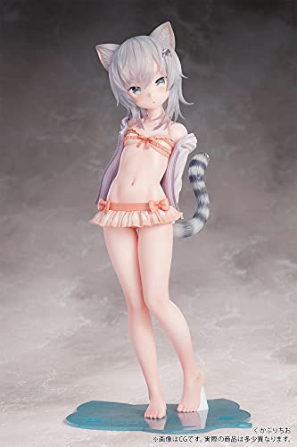 Kemomimi Gakuen Amesho Amyu illustrated by Capriccio 1/7 figure B'full 199mm NEW_5