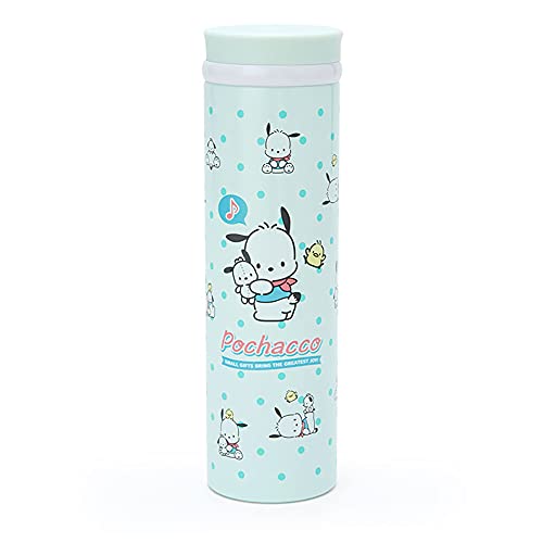 Sanrio Pochacco Stainless Mug Bottle 460ml Compact Size 814261 Hot / Cold NEW_1