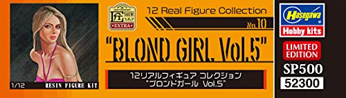 1/12 12 Real Figure Collection No.10 "Blonde Girl Vol.5" Unpainted Resin Figure_6