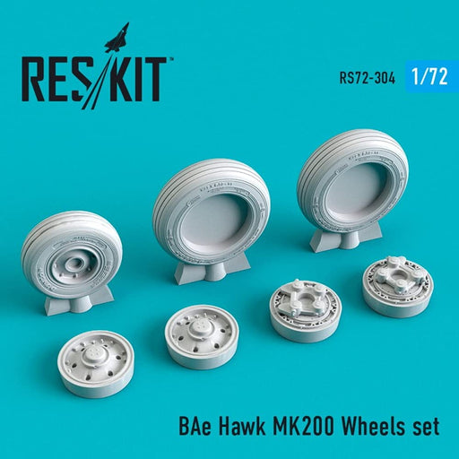 1/72 Hawker Siddeley BAe Hawk MK200 Wheels Set Plastic Model Parts RSK72-0304_1