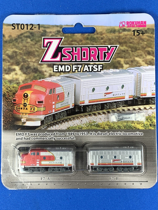 Rokuhan Z gauge ST012-1 Z Shorty EMD F7 ATSF Diesel Locomotive Model Train NEW_2