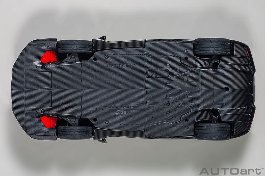 AUTOart 1/18 McLaren Senna Black Finished Product 76076 Composite Diecast Car_7