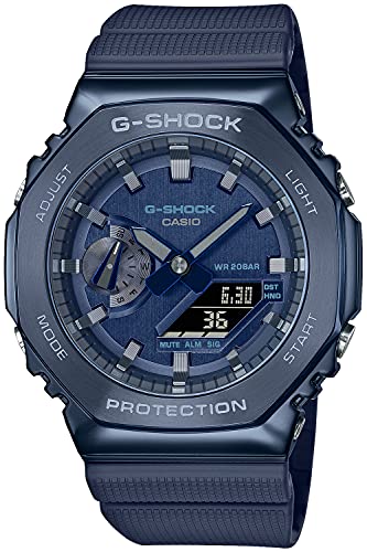 CASIO G-SHOCK Quartz GM-2100N-2AJF Men's Watch Metal Covered LED Light Blue NEW_1