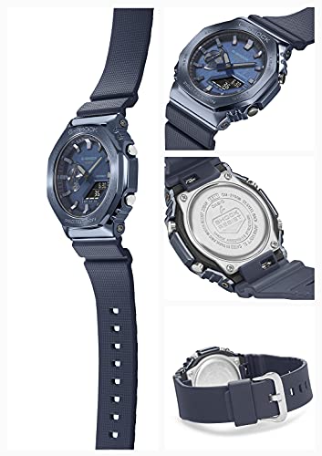 CASIO G-SHOCK Quartz GM-2100N-2AJF Men's Watch Metal Covered LED Light Blue NEW_2