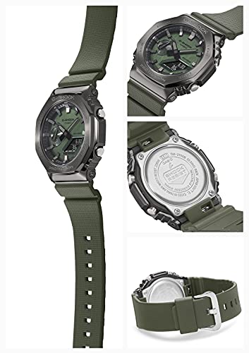 CASIO G-SHOCK Quartz GM-2100B-3AJF Men's Watch Metal Covered LED Light Green NEW_4