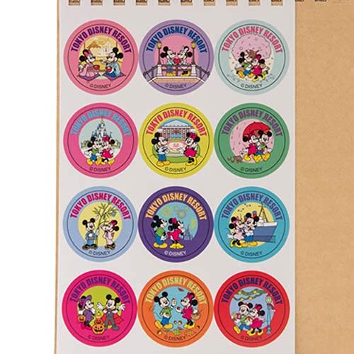 Mickey & Friends Desk calendar (retro) With seal 2022 [TDR Limited] NEW_3