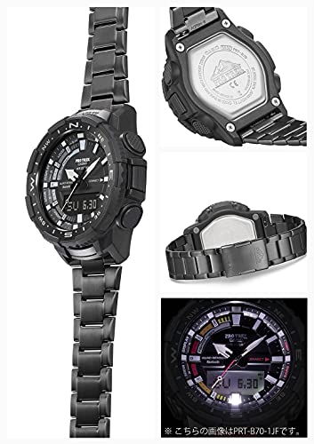 Casio PRO TREK Connected PRT-B70YT-1JF Bluetooth Mobile Titanium Band Men Watch_3