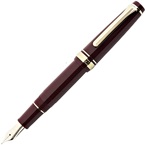 Sailor Fountain Pen Professional Gear Slim Mini Gold Marun GT MF 11-1303-332 NEW_1