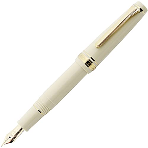 Sailor Fountain Pen Professional Gear Slim Mini Gold Ivory GT EF 11-1303-117 NEW_1