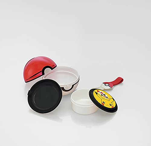 Skater Bento box LMS3-A Monster Ball Pokemon small Storage w/Belt, drawstringbag_2