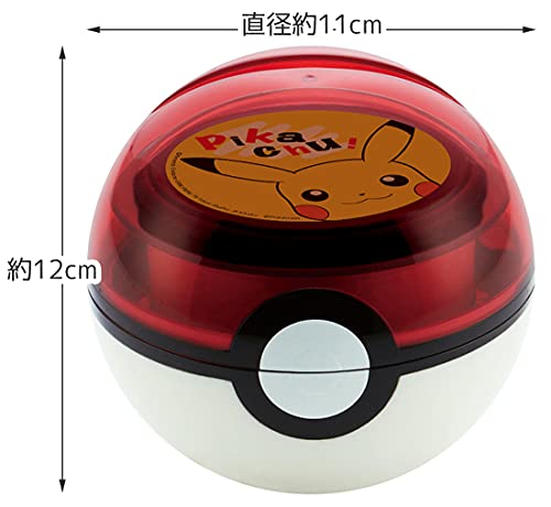 Skater Bento box LMS3-A Monster Ball Pokemon small Storage w/Belt, drawstringbag_4