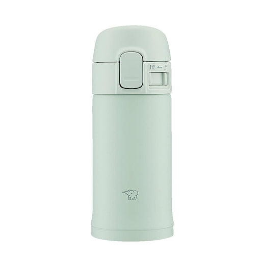 ZOJIRUSHI Water Bottle Sage Green SM-PD20-GM One Touch Stainless Mug 0.2L 200ml_1