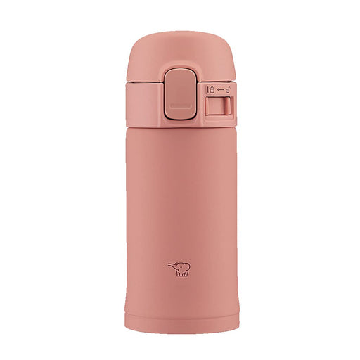 ZOJIRUSHI Water Bottle One Touch Stainless Mug 0.2L Terracotta SM-PD20-PM NEW_1