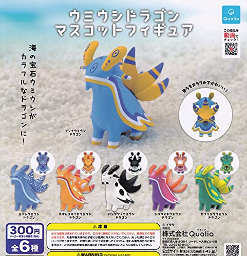 Nudibranch dragon mascot figure 6 Pcs Complete Set Miniature Toy NEW from Japan_1