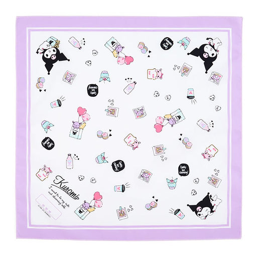 Sanrio Kuromi Lunch Cloth Sweets Polyester, Cotton 43x43cm Name Space 879495 NEW_1