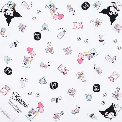 Sanrio Kuromi Lunch Cloth Sweets Polyester, Cotton 43x43cm Name Space 879495 NEW_2