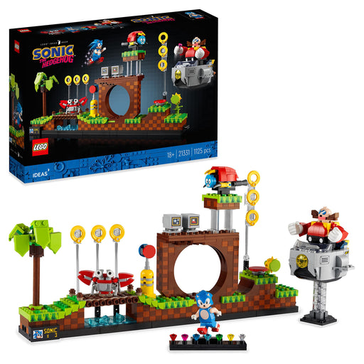 LEGO IDEAS SONIC THE HEDGEHOG GREEN HILL ZONE Block Building Toy 21331 NEW_1