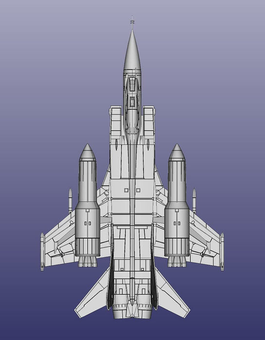 Hma Yakouun no Sarissa 1/144 scale MiG-31 Semargl Plastic Model kit L160mm NEW_4