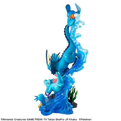 G.E.M. EX Series Pokemon Water Type DIVE to BLUE figure Vaporeon Marill Mudkip_5