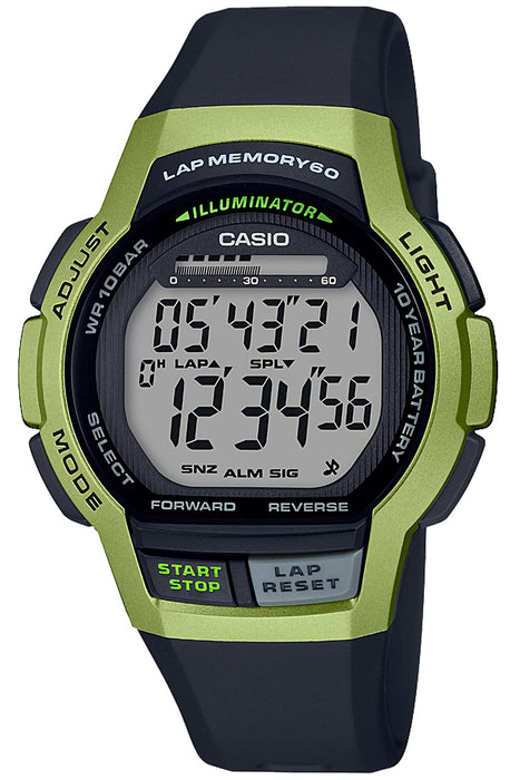 CASIO Collection WS-1000H-3AJH Men's Watch Black/Yellow Blister Pack Resin NEW_1