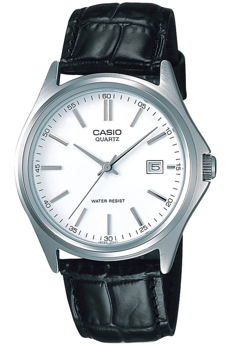 CASIO Collection MTP-1183E-7AJH Men's Watch Black Leather Band Date Indicator_1