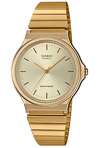 Casio Collection MQ-24G-9EJH Men's Watch Stainless Steel Gold Band NEW_1