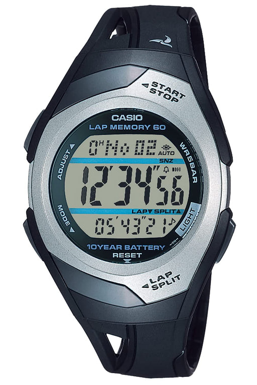 CASIO Collection STR-300CJ-1JH Men's Watch Black blister pack Resin Band NEW_1