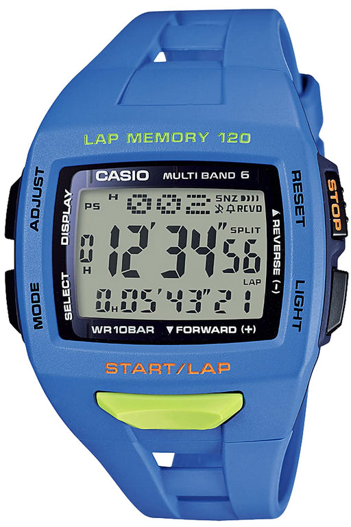 CASIO Collection STW-1000-2JH Solar Radio Men's Watch Blue Digital Blister Pack_1