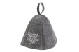 PrimalBlue Sauna Hat Unisex Adult Gray Felt (Wool) 23x35cm Casual & Cool Design_1
