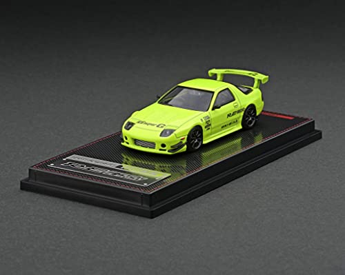 ignition model 1/64 Mazda RX-7 (FC3S) RE Amemiya Yellow Green Model Car IG2497_1