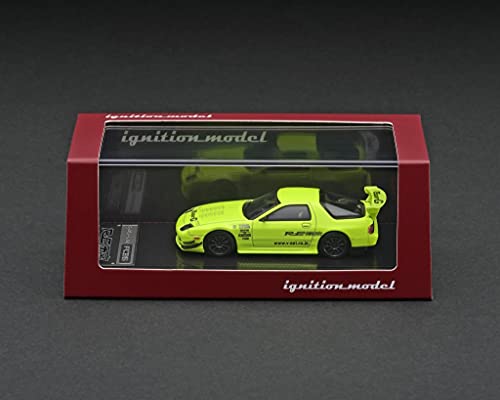 ignition model 1/64 Mazda RX-7 (FC3S) RE Amemiya Yellow Green Model Car IG2497_3