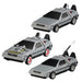 BANDAI back to the future EXCEED MODEL Delorean Set of 3 Figure Gashapon toys_1