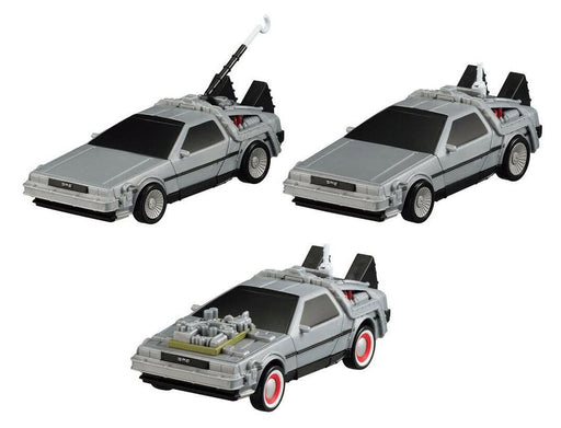 BANDAI back to the future EXCEED MODEL Delorean Set of 3 Figure Gashapon toys_2