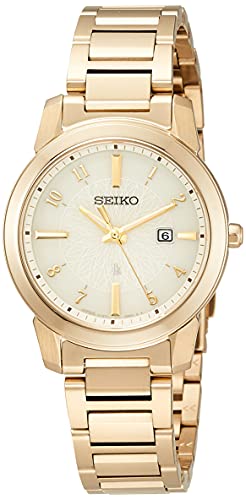 Seiko LUKIA I Collection SSVN036 Gold Case Band Solar Ladies Watch Made in JAPAN_1