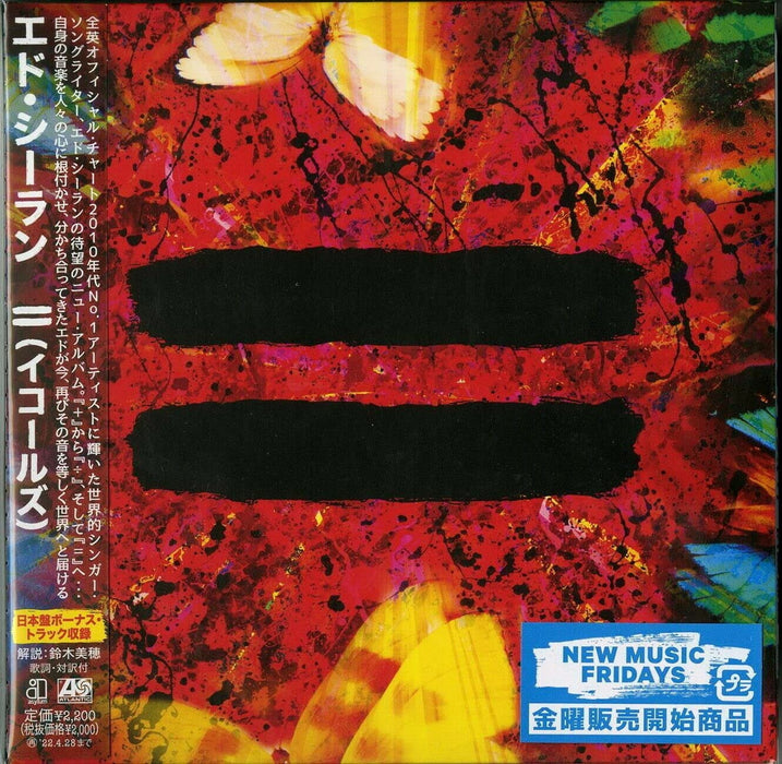 Japan Edition CD Ed Sheeran = Equals Japan Bonus Track WPCR-18456 Standard Ed._1