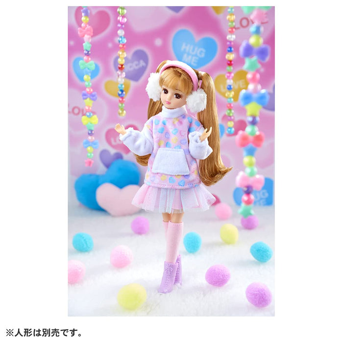 TAKARA TOMY DRESS ONLY Licca-chan LW-16 Mokomoko Girly Outfit Set Polyester NEW_2
