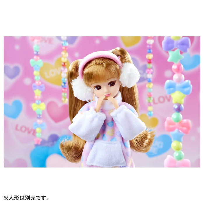 TAKARA TOMY DRESS ONLY Licca-chan LW-16 Mokomoko Girly Outfit Set Polyester NEW_3
