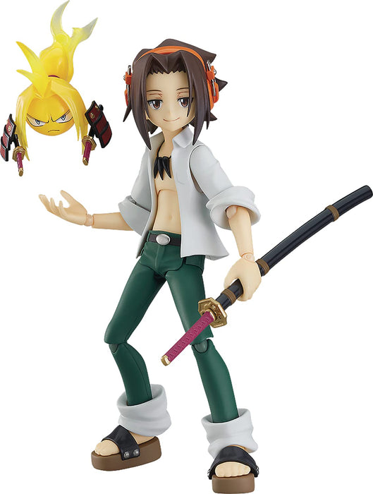 figma 537 SHAMAN KING Yoh Asakura Figure ABS&PVC non-scale 140mm M06779 NEW_1