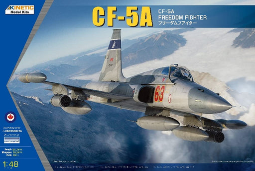 Kinetic 1/48 Canadian Air Force CF-5A Freedom Fighter Plastic Model Kit KNE48109_1