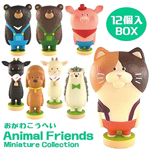 Kohei Ogawa Animal Friends Miniature Collection (Set of 12) NEW from Japan_5