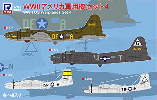 PIT-ROAD 1/700 SKY WAVE Series WWII US Warplanes Set 4 Kit S65 NEW from Japan_1