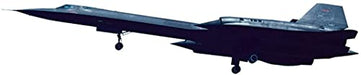 PLATZ 1/144 USAF HIGH ALTITUDE RECONNAISSANCE AIRCRAFT SR-71A Blackbird Kit NEW_4