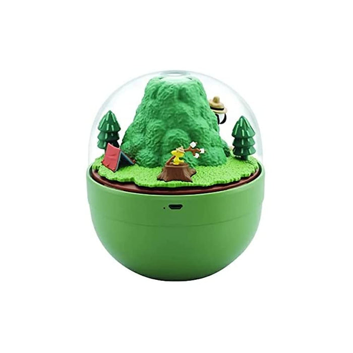 Shine Peanuts Gang Snoopy beagle scout humidifier 12Dx12Wx14Hcm Green Plastic_2