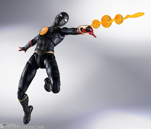 S.H.Figuarts Spider-Man [Black & Gold Suit] 150mm ABS&PVC Action Figure NEW_2