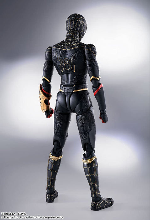 S.H.Figuarts Spider-Man [Black & Gold Suit] 150mm ABS&PVC Action Figure NEW_5