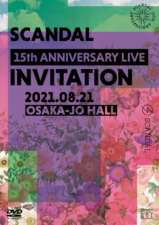 SCANDAL 15th ANNIVERSARY LIVE INVITATION at osaka-jo hall DVD VIBL-1042 NEW_1