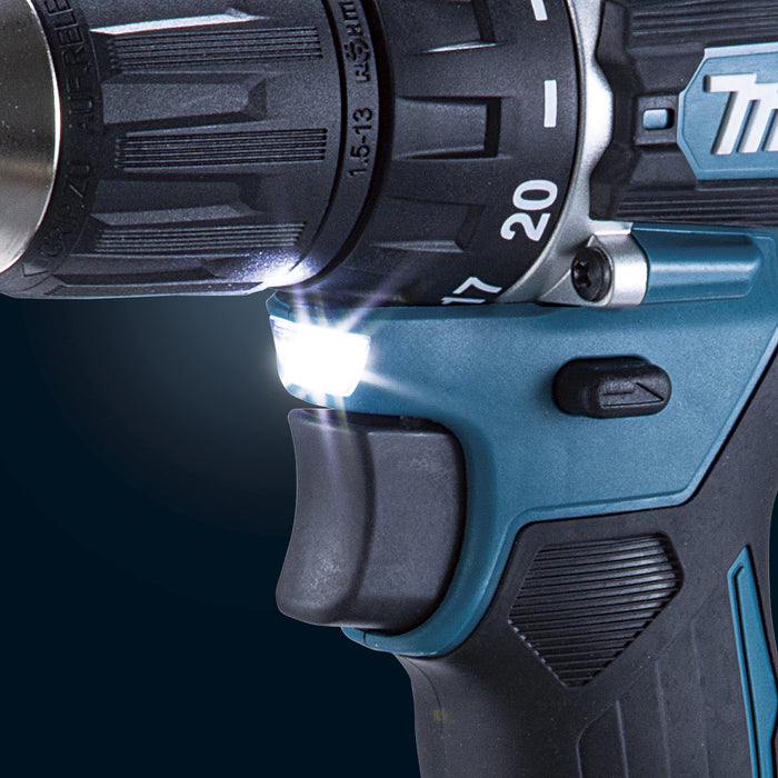 Makita Cordless Hammer Driver Drill 18V Blue [Body Only] HP487DZ Compact Body_3